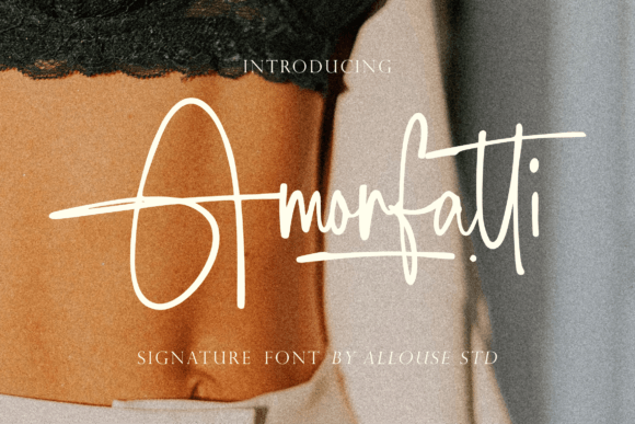 Amorfatti: A Script Font for Creative Campaigns and Branding