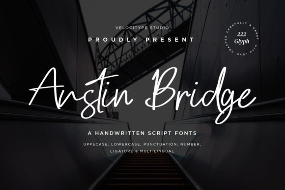 Austin Bridge: A Script Font That Elevates Your Brand