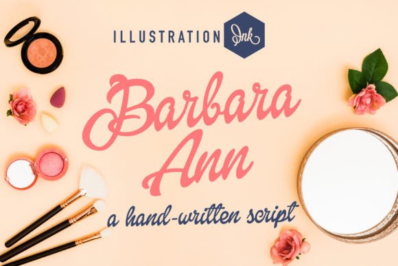 Barbara Ann: A Script Handwritten Font for Creative Product Design