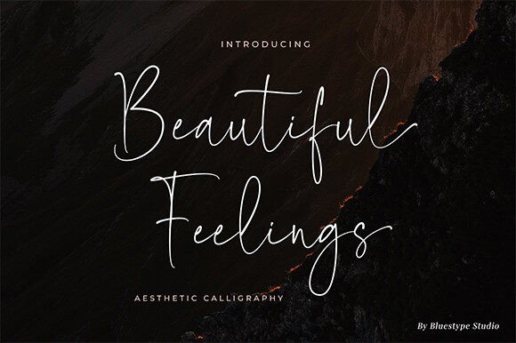 Beautiful Feelings: A Script Font for Handmade Magic