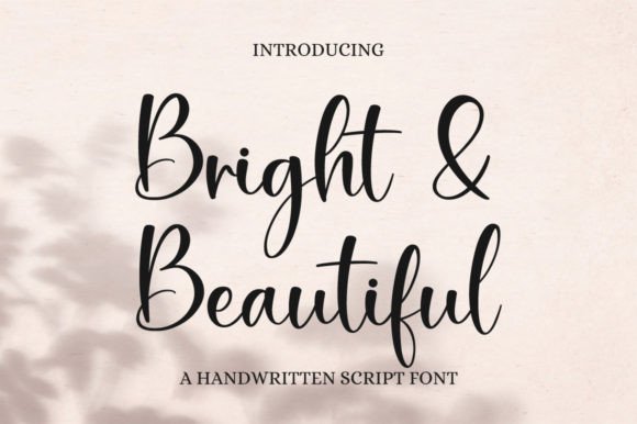 Bright Beautiful Script Font Review
