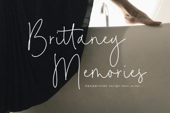 Brittaney Memories: A Script Handwritten Font for Creative Campaigns