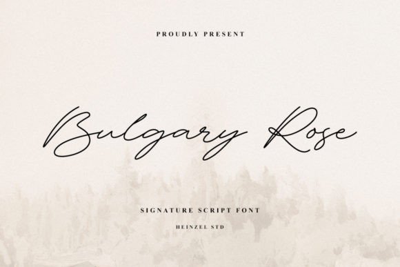 Bulgary Rose: A Script Font for Elegant Branding and Creative Projects