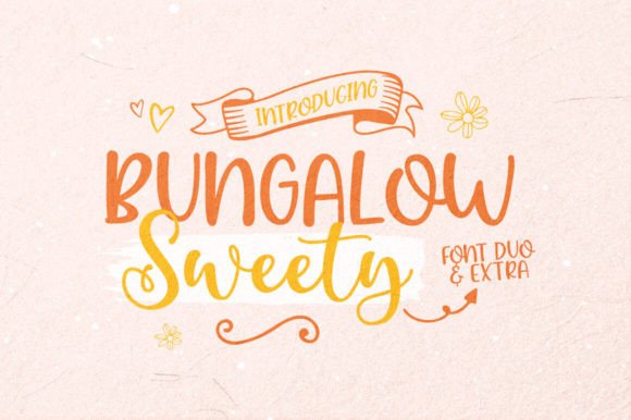 Bungalow Sweety Duo: A Script Font for Editorial Design and Branding