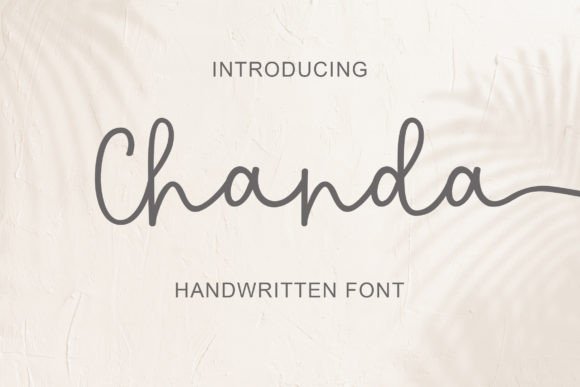 Chanda: A Script Font for Modern Branding and Campaign Design