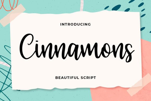 Cinnamons Script Font for Creative Designers