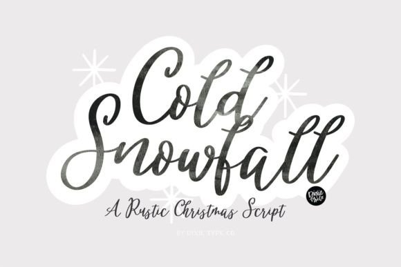 Cold Snowfall: The Font That Adds Winter Magic to Your Campaigns