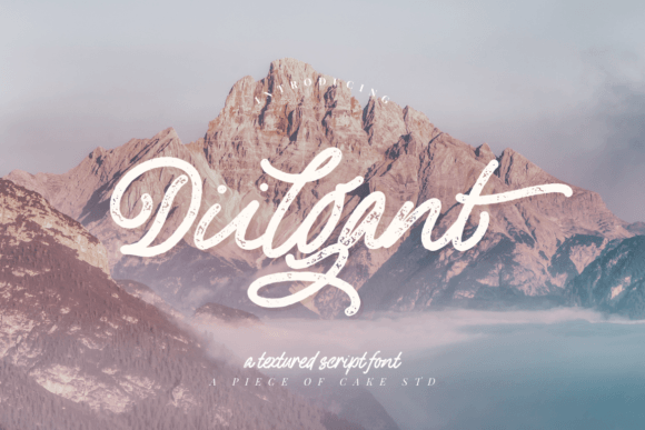 Diilgant: A Script Font for Handmade Crafters and Product Creators