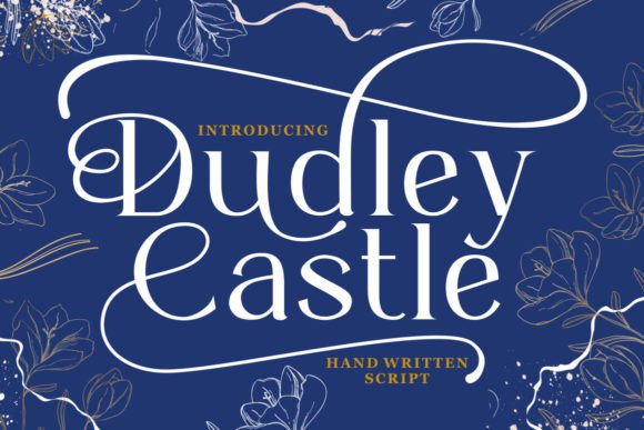 Dudley Castle Font for Handmade Creators and Printables