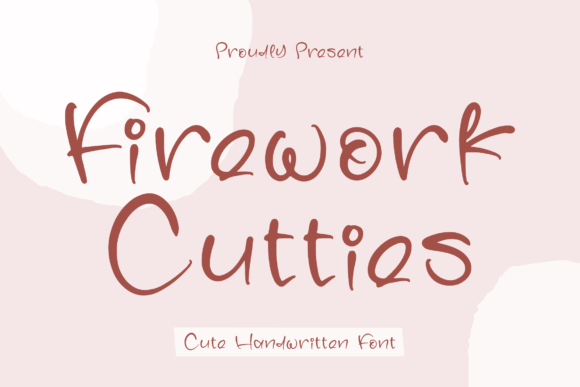 Firework Cutties: A Script Handwritten Font for Editorial Design