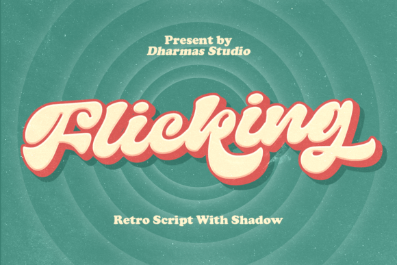 Flicking: A Retro Script Font for Bold Digital Branding
