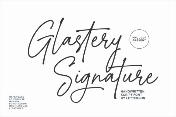 Glastery Script Font: A Stunning Choice for Designers