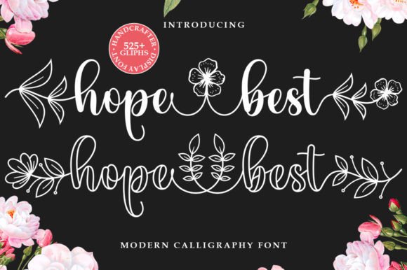 Hope Best: A Script Font for Crafting with Heart and Style