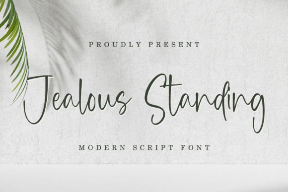 Jealous Standing: A Script Font for Editorial Design and Creative Branding