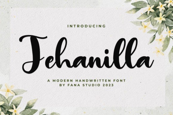 Jehanilla Script Font for Handmade Creators and Printables