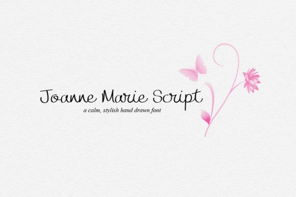Joanne Marie: A Script Font for Elegant Editorial Design