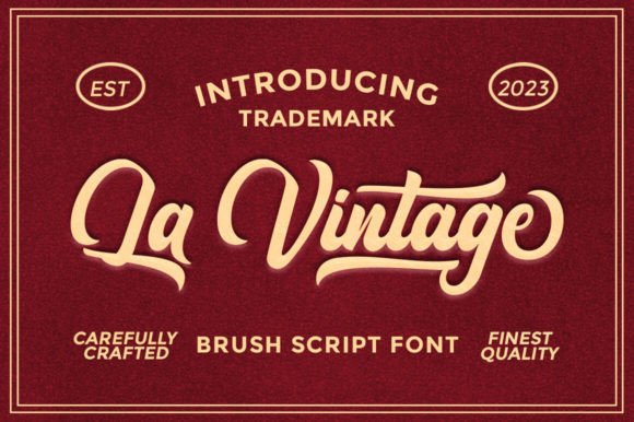 La Vintage Script: The Font That Elevates Your Campaigns