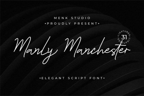 Manly Manchester: A Script Font for Elegant Branding and Creative Expression
