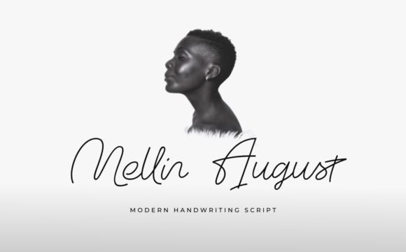Mellin August: A Handwritten Font That Adds Warmth to Branding