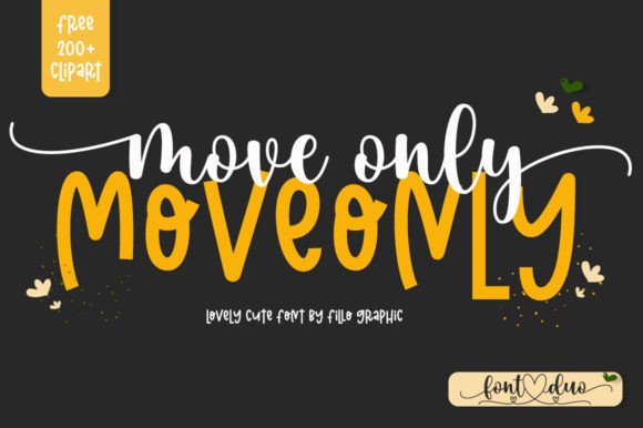 Move Only: A Script Handwritten Font That Elevates Branding