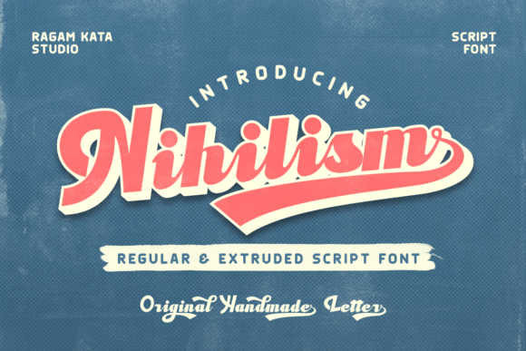 Nihilism: A Script Font for Editorial Elegance