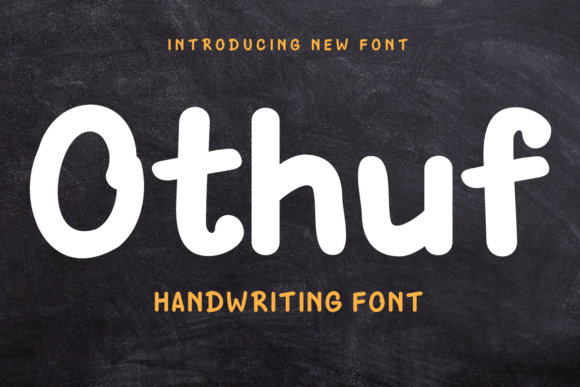 Othuf Font: Handwritten Elegance for Crafters and Designers