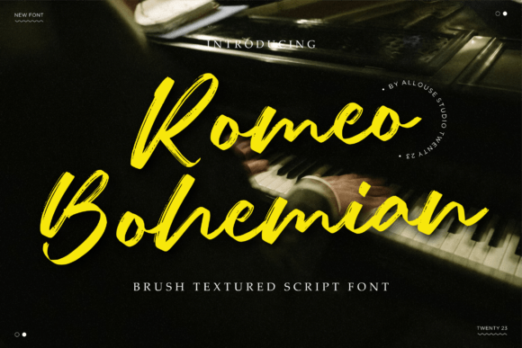 Romeo Bohemian Font for Small Business Branding and Design