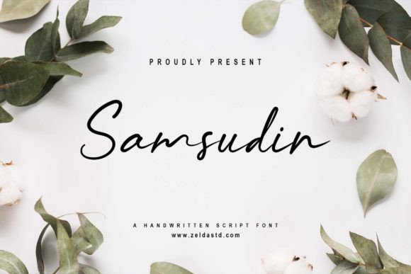 Samsudin: A Script Font for Editorial Elegance