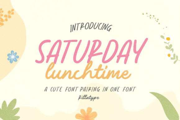 Saturday Lunchtime Font: A Stylish Upgrade for Your Brand