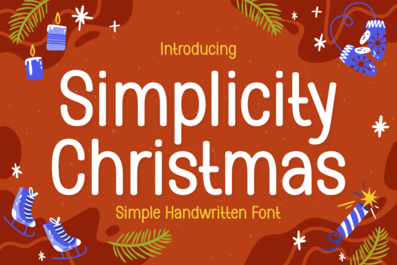 Simplicity Christmas: A Festive Script Font for Campaign Design