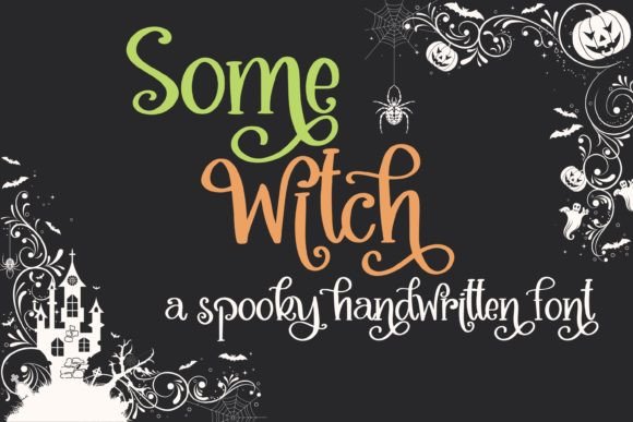 Some Witch: A Script Handwritten Font for Editorial Design and Branding