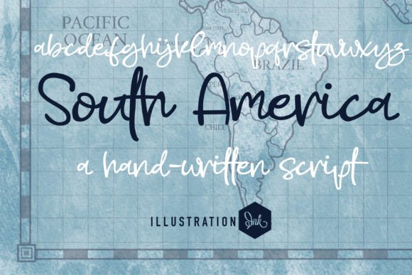 South America Script Font for Handmade Creators
