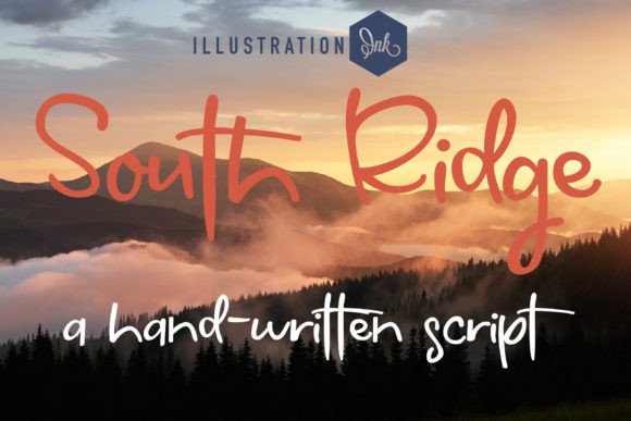 South Ridge: A Script Font for Elegant Editorial Design