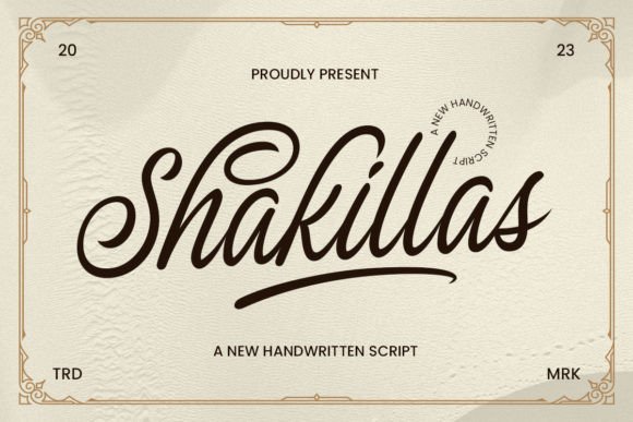 The Shakillas: A Script Handwritten Font for Dynamic Brand Campaigns