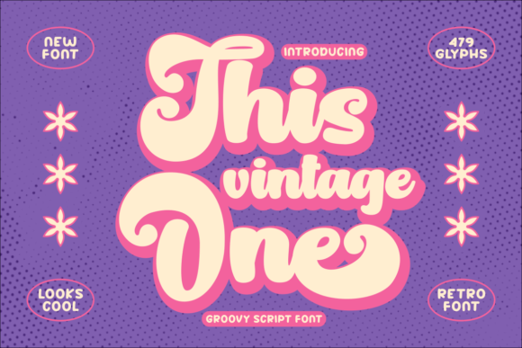 This Vintage One: A Script Font with Retro Soul