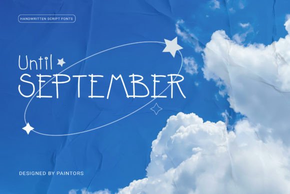Until September: A Script Font That Breathes Life into Handmade Creations