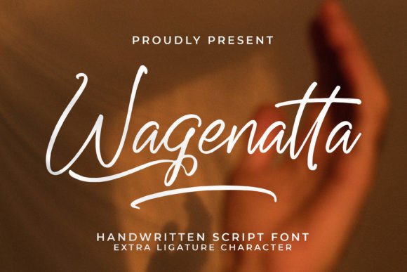Wagenatta: A Modern Script Font for Editorial Elegance