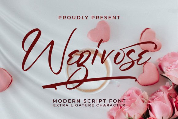 Wegirose: A Script Font for Handmade Creators and Designers