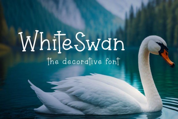 White Swan: A Script Font for Creative Crafters and Product Makers